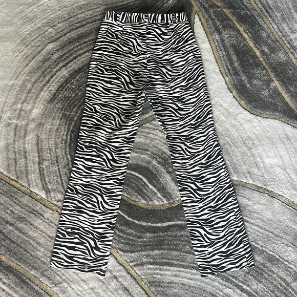 YesStyle bell bottom pants with zebra print - Picture 2 of 3